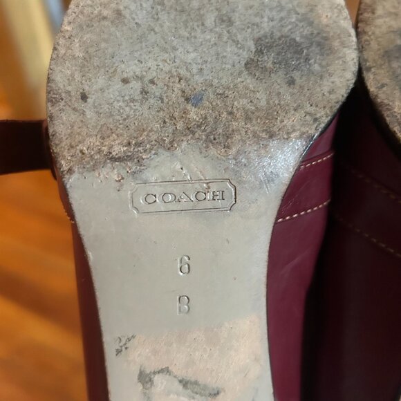 Coach - Vintage Square-Toe Buckled Annabelle Heels - Italian Leather - Picture 7 of 7